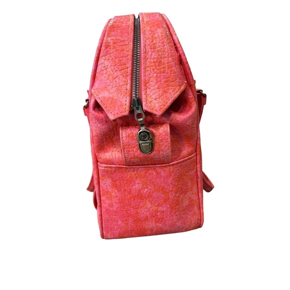 Samsonite Silhouette Marbled Pink - Vintage 60-70's Tote/Carry-on 14"×15”x7.5” - Picture 3 of 14